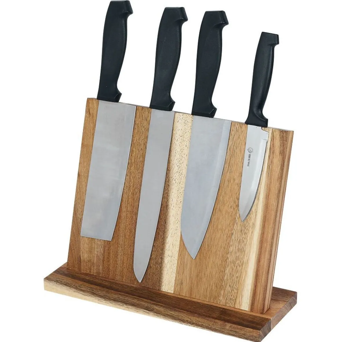Gifi Rangement De Cuisine^Support pour couteaux bois d'acacia 26,9x10,3xH21cm