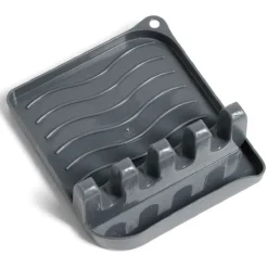 Gifi Rangement De Cuisine^Support repose-cuillères plastique gris