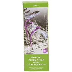 Gifi Rangement De Cuisine^Support verre à pied pour lave-vaisselle x4