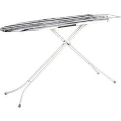 Online Table à repasser design rayures gris noir Entretien Du Linge