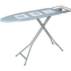 Sale Table à repasser motif coeur Love bleu et blanc Entretien Du Linge
