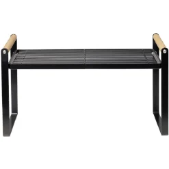 Gifi Rangement De Cuisine^Étagère à poser métal et bois 35,5x19,5xH19,5cm