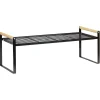 Gifi Rangement De Cuisine^Étagère à poser métal et bois 53x21xH19,5cm