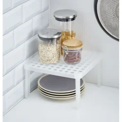 Gifi Rangement De Cuisine^Étagère carrée cuisine blanc
