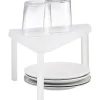 Gifi Rangement De Cuisine^Étagère d'angle cuisine plastique blanc