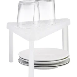 Gifi Rangement De Cuisine^Étagère d'angle cuisine plastique blanc