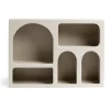 Best Étagère en bois 6 niches blanc 40x9xH28cm Rangement