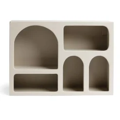 Best Étagère en bois 6 niches blanc 40x9xH28cm Rangement