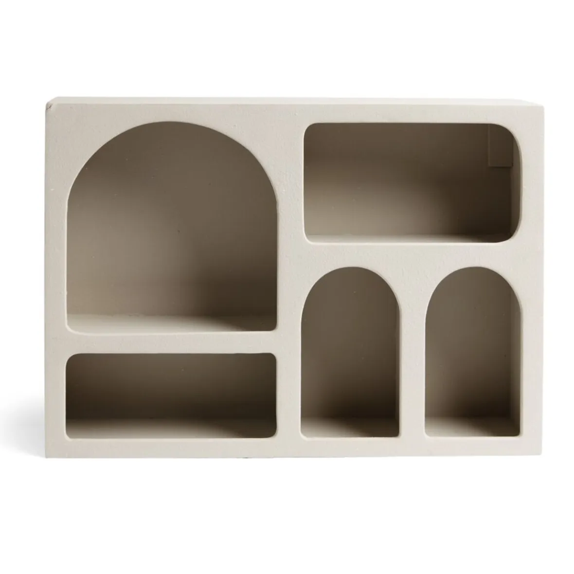 Best Étagère en bois 6 niches blanc 40x9xH28cm Rangement