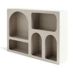 Best Étagère en bois 6 niches blanc 40x9xH28cm Rangement