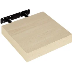 Best Étagère murale carrée bois beige Rangement