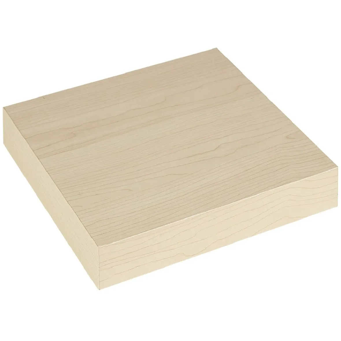 Best Étagère murale carrée bois beige Rangement