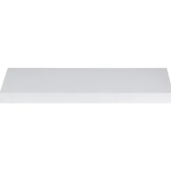 Outlet Étagère murale rectangulaire bois blanc Rangement