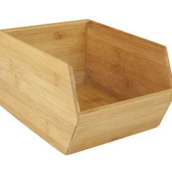 Gifi Rangement De Cuisine^Étagère superposable en bambou marron