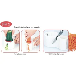 Gifi Préparation Culinaire^Taille légume spirale en inox