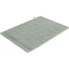 Tapis chenille salle de bain coton vert 45x65cm^Gifi Discount