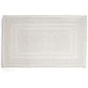 Tapis de bain 100% coton blanc uni 70x50cm^Gifi Clearance