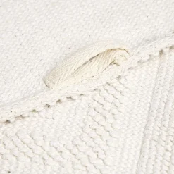 Tapis de bain 100% coton blanc uni 70x50cm^Gifi Clearance