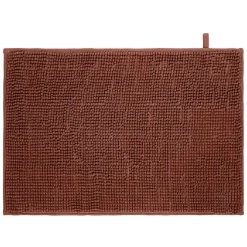 Tapis de bain antidérapant ultra-absorbant terracotta 45x65cm^Gifi Online