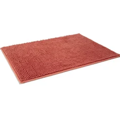 Tapis de bain antidérapant ultra-absorbant terracotta 45x65cm^Gifi Online