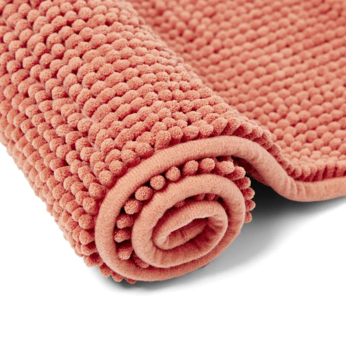 Tapis de bain antidérapant ultra-absorbant terracotta 45x65cm^Gifi Online