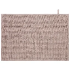 Tapis de bain chenille coloris rose 45x65cm^Gifi Clearance