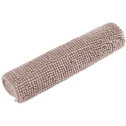 Tapis de bain chenille coloris rose 45x65cm^Gifi Clearance