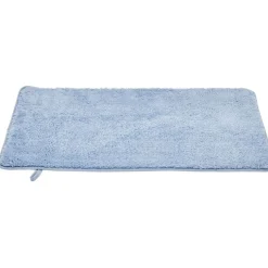 Tapis de bain mémoire de forme bleu 75x45cm^Gifi Clearance