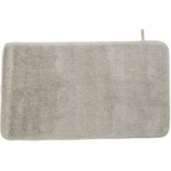 Tapis de bain polyester coloris taupe^Gifi Discount