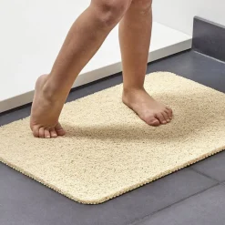 Tapis de douche anti-dérapant 60x40cm beige^Gifi Hot