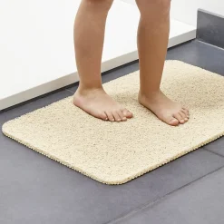 Tapis de douche anti-dérapant 60x40cm beige^Gifi Hot