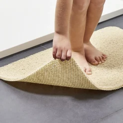 Tapis de douche anti-dérapant 60x40cm beige^Gifi Hot