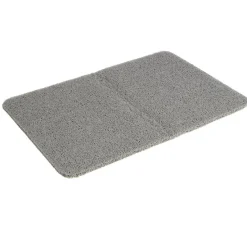 Tapis de douche anti-dérapant 60x40cm gris^Gifi New