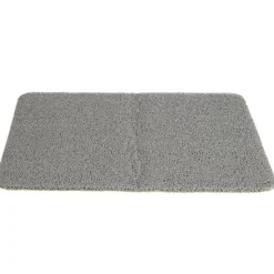 Tapis de douche anti-dérapant 60x40cm gris^Gifi New