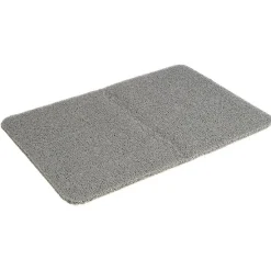 Tapis de douche anti-dérapant 60x40cm gris^Gifi New