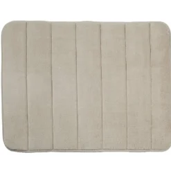 Tapis de salle de bain à mémoire forme taupe^Gifi Best