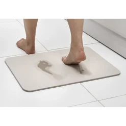 Tapis de salle de bain blanc magique^Gifi Clearance