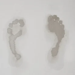 Tapis de salle de bain blanc magique^Gifi Clearance