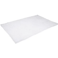 Tapis de salle de bain chenille blanc 90x60 cm^Gifi Sale