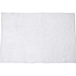 Tapis de salle de bain chenille blanc 90x60 cm^Gifi Sale