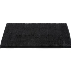 Tapis de salle de bain chenille noir 45x65cm^Gifi Best