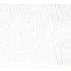 Tapis de salle de bain chenille blanc 45x65cm^Gifi Best