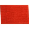 Tapis de salle de bain chenille rouge^Gifi Sale