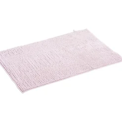 Tapis de salle de bain chenille rose 45x65cm^Gifi Clearance