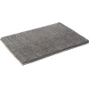 Tapis de salle de bain chenille gris grand modèle^Gifi