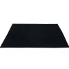 Tapis de salle de bain chenille noir 80x50cm^Gifi Best