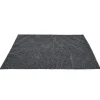 Tapis de salle de bain chenille gris 80x50 cm^Gifi Sale