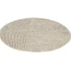 Tapis de salle de bain chenille rond beige Ø70 cm^Gifi Sale