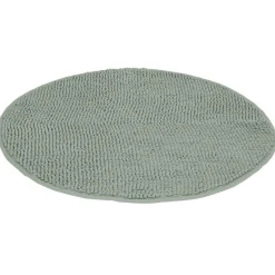 Tapis de salle de bain chenille rond gris Ø70 cm^Gifi Best