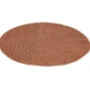 Tapis de salle de bain chenille rond marron Ø70 cm^Gifi Hot